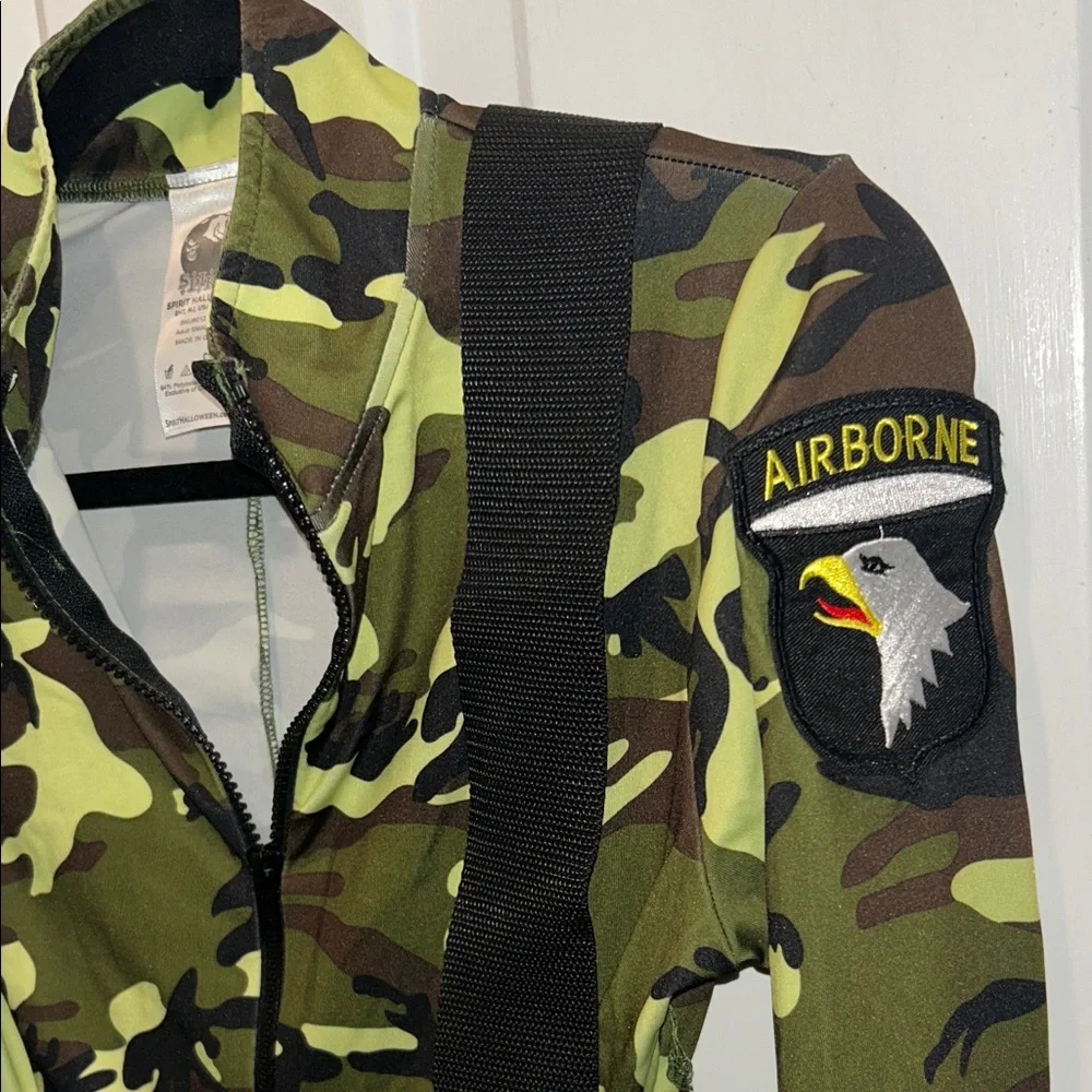 Spirit Camouflage Zip-Up Jumpsuit - Picture 3 of 10